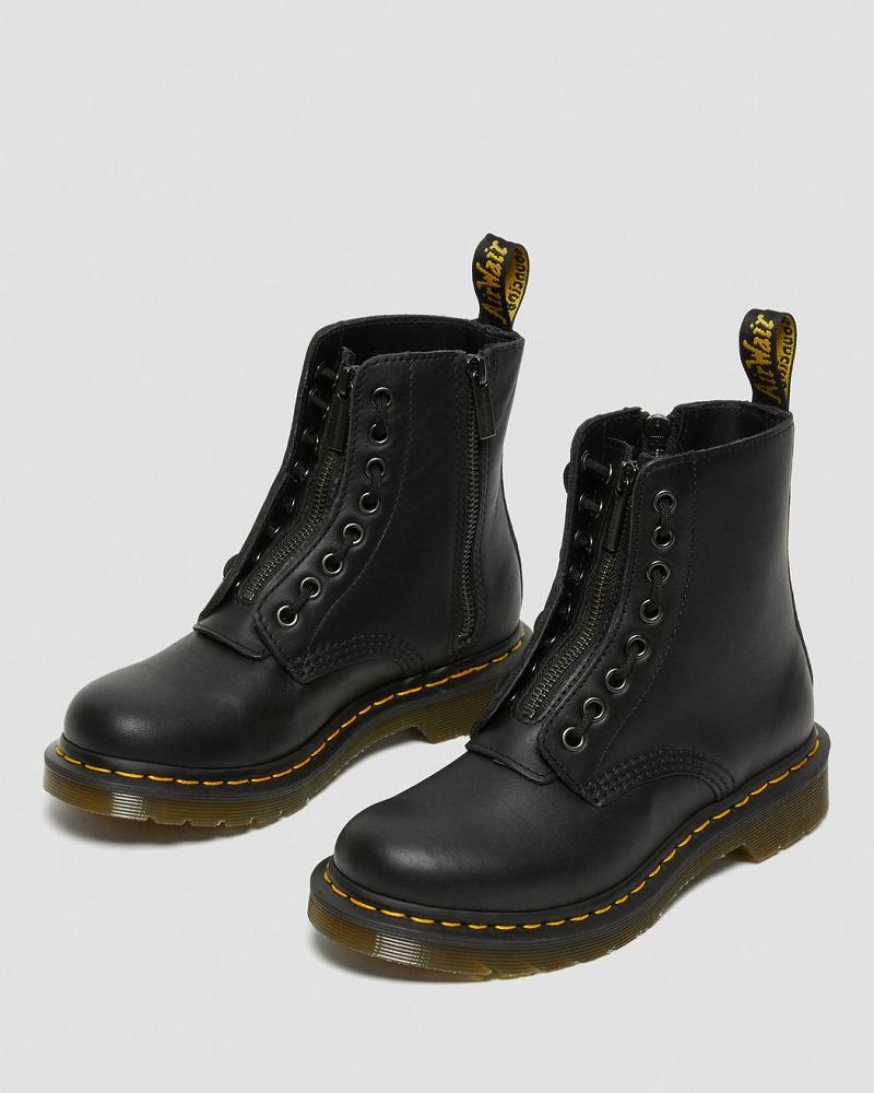 Dr Martens 1460 Pascal Nappa Vinterstøvler Dame Svarte | Norge 498OKI